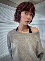 束&nbsp;ドライパーマボブ