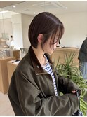 丸みショートボブ