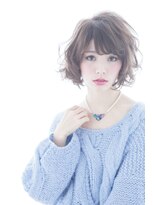 アリュールヘアー ルーチェ(ALLURE hair luce) 【ALLURE】透明感ホワイトショコラ×カールボブショート