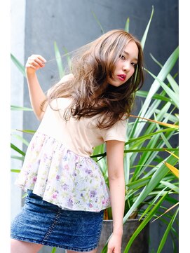 ロエナ(ROENA) クラシカルデジタルパーマバレイヤージュロブ