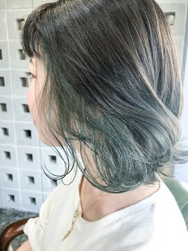 ロアークヘアー(LOARK HAIR) 【LOARK】エメラルドグリーン☆インナーカラー