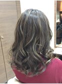 セミロングハイライト☆