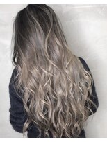 メリー(merry craftsman's factory) バレイヤージュハイライトアッシュグレーグレージュ