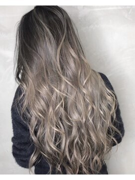 メリー(merry craftsman's factory) バレイヤージュハイライトアッシュグレーグレージュ