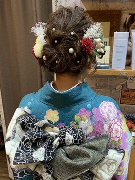 ボンアミ(Bon・ami) 成人式 着付け、ヘアセット、メイク