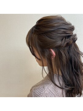 フォルテ 島田店 ゆるふわハーフアップ