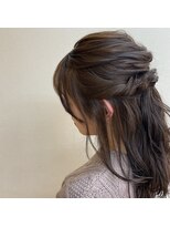 フォルテ 島田店 ゆるふわハーフアップ