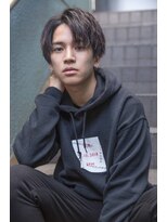 フツーブロックアップバングショートスリークショット