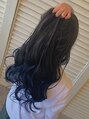 オーブ ヘアー ライラ 山王店(AUBE HAIR raira) 毛先ブルー