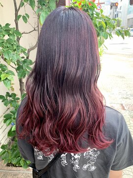 ボアップ 新居浜店(boappu) #ピンクグラデーション#ラベンダーピンク#ピンクカラー