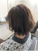 ベージュカラー*レイヤーボブ