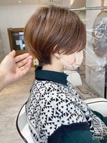 リーフ 王寺店(LEAF≠) 大人かっこいい20代30代40代前下がりハンサムショート