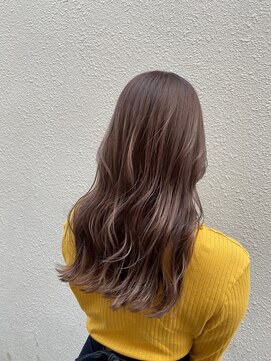 プルエクステのお店ネクスト(NEXT) #ダブルカラー #ケアブリーチ #ミルクティー