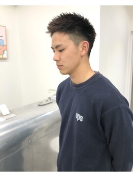 ケプカ(KEPKA) メンズカット ツーブロック 刈り上げ メンズベリーショート