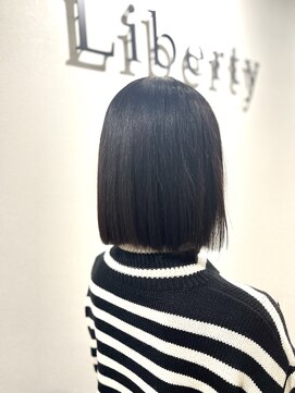 リバティ 吉祥寺(Liberty) 髪質改善/大人切りっぱなしボブ/吉祥寺/髪質改善トリートメント