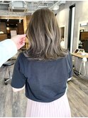 オリーブベージュ*くびれボブ