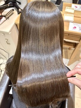 ジーナ 本八幡(Zina) 髪質改善＊大人ガーリーグレージュ＊美髪【Zina本八幡】