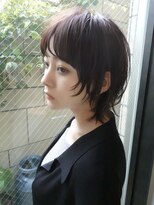 テテコケット(tete coquette)&nbsp;カジュアルウルフショートに透明感カラーでオシャレに可愛く。