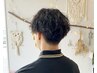 イメチェン！メンズカット+パーマ+マーブTr+眉カット￥18150～⇒￥14250~