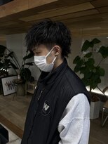 サーリー(SURLY)&nbsp;ウルフカットメンズパーマウルフカット前下がり