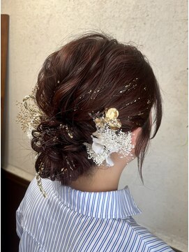 ヘアーズ ラブリージョブリー(hair's Lovely Jubbly) 【前田】ルーズシニヨン