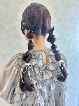 ロエン 西岡崎店(ROEN) #ヘアセット/20代/髪質改善/ピンクカラー