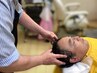 カット＋頭皮クレンジング＋シャンプー＋ブロー＊シェービング無　4800→4600