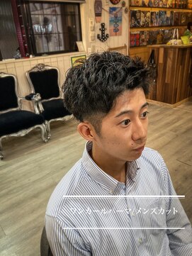 シークレットミラーズ(SECRET MIRRORS) ワンカールパーマ/メンズ短髪