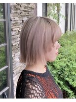 ルプラ ガーデン(le-pla garden)&nbsp;ミルクティーベージュ#ダブルカラー#ブリーチ#切りっぱなし#豊橋