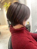 ティダスマイル ふじみ野店(tida smile)&nbsp;ショコラアッシュ_耳掛け大人ショート20代30代40代50代