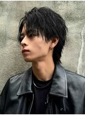 萱原大幹 センターパート/眉毛/短髪/メンズカット