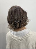 透明感抜群♪20代30代ダブルカラーブリーチグレージュアッシュ