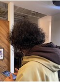 くせ毛風プードルパーマ