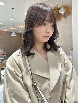 エムサロン 高崎あら町テラス店(emusalon) ［rena］くすみグレージュとくびれヘア