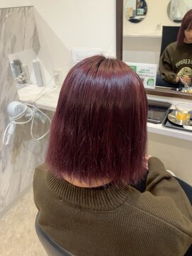 ヘアーデザイン シーベル(HAIR DESIGN SEA BELLE) ベリーピンク！by谷口