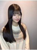 大人かわいい韓国艶髪color