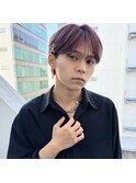 マッシュ短髪ツーブロックモテ髪シークレットパーマニュアンス