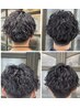 メンズカット+各種お好みデザインパーマ 髪質改善トリートメント付き