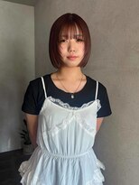 サロンエフ(salon f)&nbsp;レイヤーボブ×モーブピンク