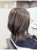 結べるボブ×大人ベージュハイライト