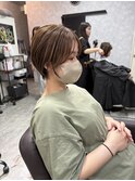 那覇美容室/おもろまち美容室/垢抜けショート/小顔ショート