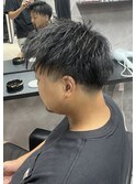 ツーブロックショート