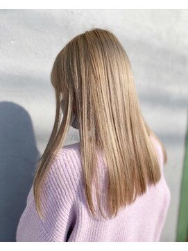 パプス ド コアフュール 宝塚中山寺店(Pap's de coiffeur) ミルクティーベージュ