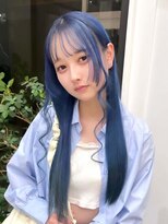 ワク 藤沢店(waku) ブルー ハイトーン ブリーチ