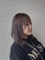 トップヘアー 総社駅南店(TOP HAIR) 【TOPHAIR】レイヤー×ラベンダーグレー×TEN