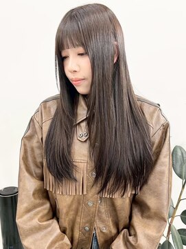 ノード(NODE) 栄カットカラー透明感ナチュラルロング