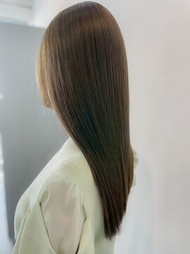 グレージュ/髪質改善/白髪ぼかし