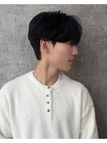 エイル 北堀江(Eir) シースルーマッシュスタイル ダウンパーマ ニュアンスパーマ