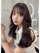 エヌアイ オモテサンドウ(ni omotesando)&nbsp;大人かわいい◇透明感ラベンダーグレージュ顔周りレイヤーカット