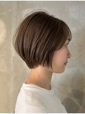 逗子葉山透明感カラーハンサムショートボブイルミナカラーm98